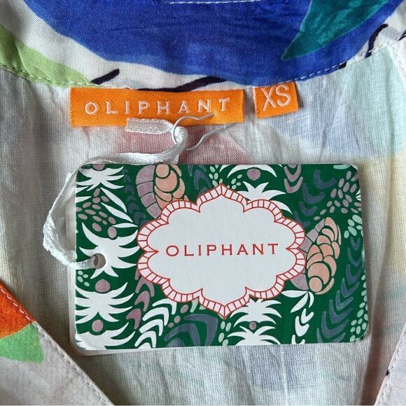 OLIPHANT Ruffle V-Neck Maxi in Papaya Yellow, Silk Blend. Vibrant! Size XS. NWT! - Picture 11 of 16